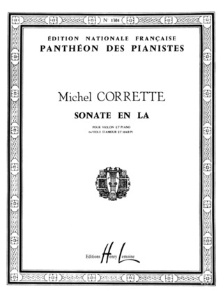 Michel Corrette - Sonate en la maj.