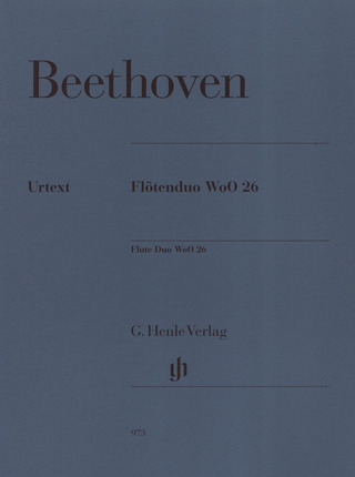 Ludwig van Beethoven: Duo für 2 Flöten WoO 26