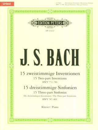 Johann Sebastian Bach - 15 zweistimmige Inventionen und 15 dreistimmige Sinfonien