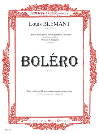 Louis Blémant: Boléro