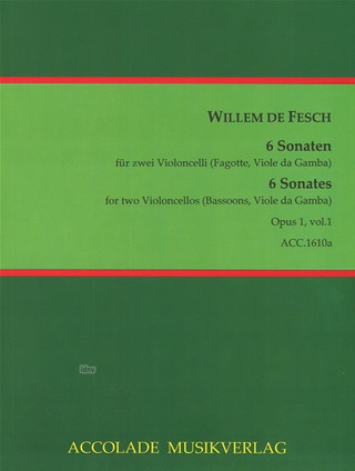 Willem de Fesch: Sechs Sonaten Heft 1 op. 1