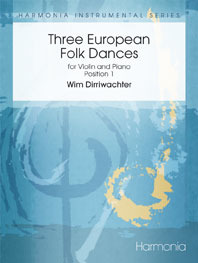 Three European Folk Dances for violin and piano