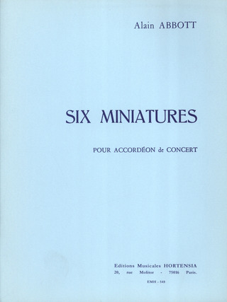 Alain Abbott - 6 Miniatures