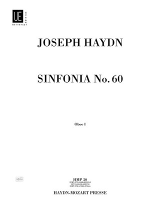 Joseph Haydn: Sinfonia Nr. 60 "Il Distratto" für Orchester C-Dur Hob. I:60 "Il Distratto" (1774)