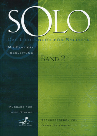 Solo – Das Liederbuch für Solisten 2 – tiefe Stimme