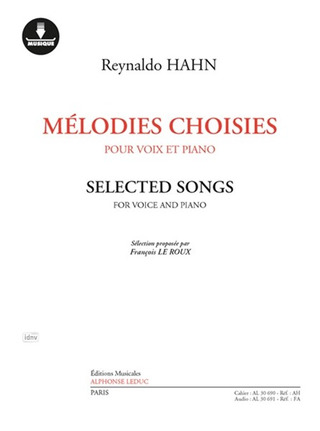 Reynaldo Hahn: Mélodies Choisies pour Voix et Piano