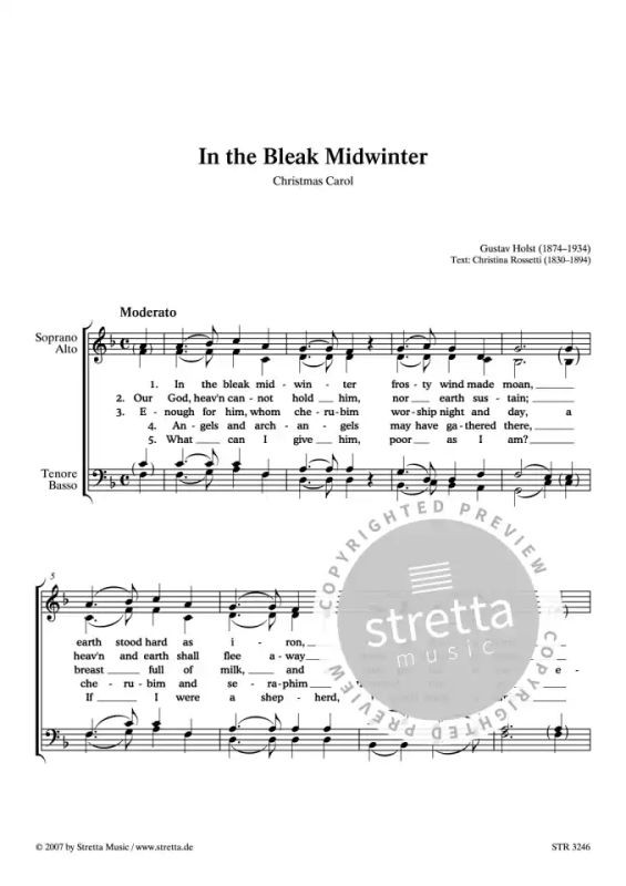 Gustav Holst - In the Bleak Midwinter