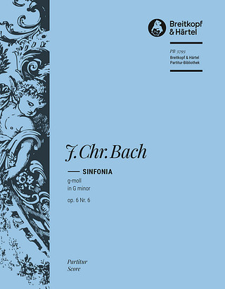 Johann Christian Bach - Sinfonia g-moll op. 6/6