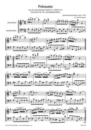 Johann Sebastian Bach - Polonaise