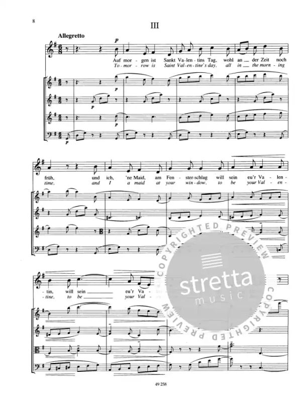 Johannes Brahmset al. - Fünf Ophelia-Lieder (2)