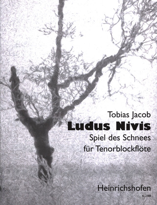 Jacob Tobias: LUDUS NIVIS. Spiel des Schnees für Tenorblockflöte solo
