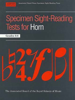 Specimen Sight Reading Tests 6-8