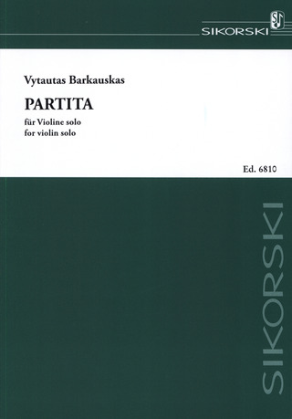 Barkauskas Vytautas - Partita für Violine solo