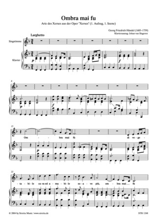 George Frideric Handel - Ombra mai fu
