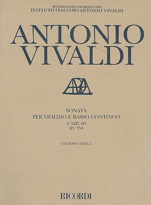 Antonio Vivaldi - Sonate C-Dur F 13/60 RV 754