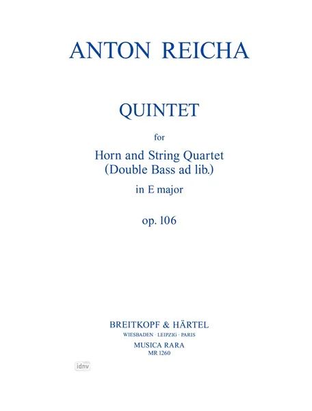 Anton Reicha - Quintett E-Dur op. 106