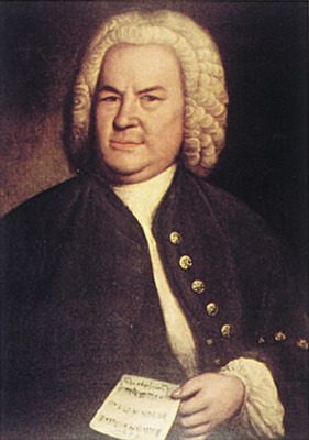 Johann Sebastian Bach - Postkarte