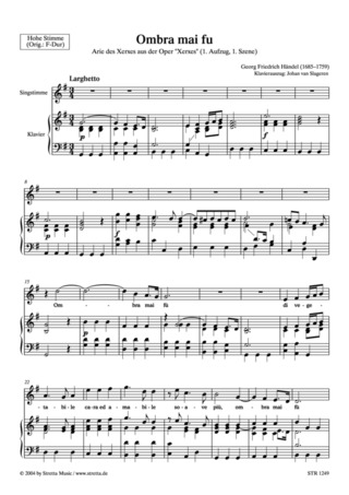 Georg Friedrich Händel - Ombra mai fu