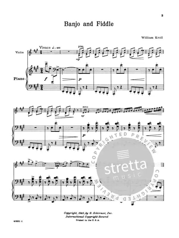 Banjo And Fiddle | buy now in the Stretta sheet music shop.
