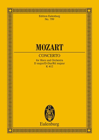 Wolfgang Amadeus Mozart - Concerto pour cor No. 1 Ré majeur