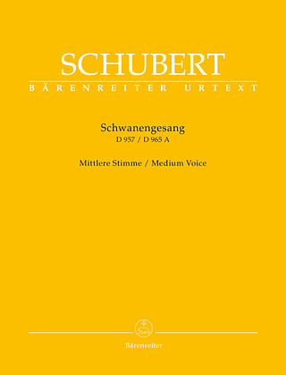 Franz Schubert - Schwanengesang D. 957 / D. 965a – Medium Voice