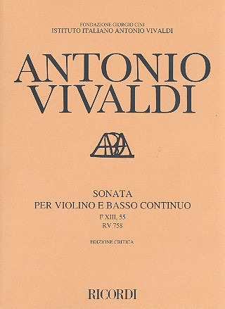Antonio Vivaldi - Sonate A-Dur F 13/55 RV 758