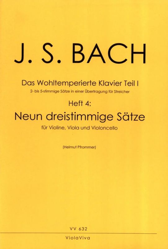 Johann Sebastian Bach - Wohltemperierten Klavier Teil I