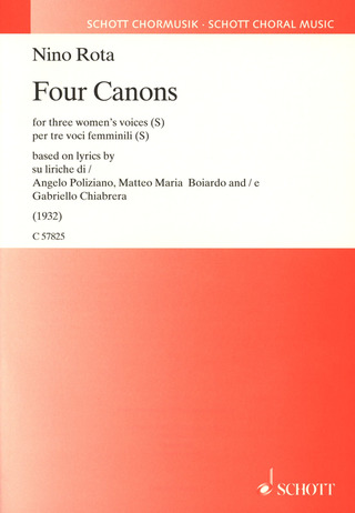 Nino Rota: Four Canons