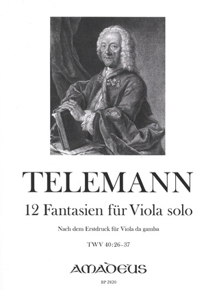 Georg Philipp Telemann: 12 Fantasien