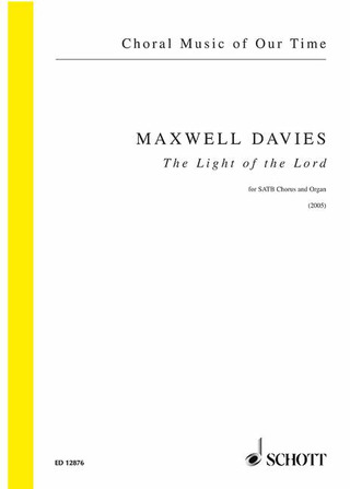 Peter Maxwell Davies - The Light of the Lord (La lumière du Seigneur)