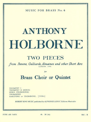 Anthony Holborne - 2 Pieces