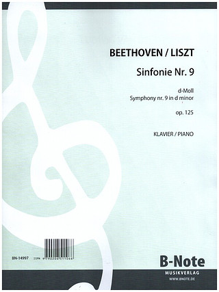 Ludwig van Beethoven - Sinfonie Nr. 9 d-Moll op.125 (Arr. Klavier)