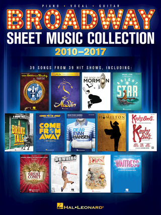 Broadway Sheet Music Collection: 2010–2017