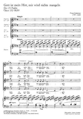Franz Schubert - Psalm 23 As-Dur D 706 (1820)