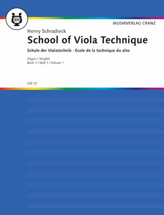 Henry Schradieck - School of Viola Technique