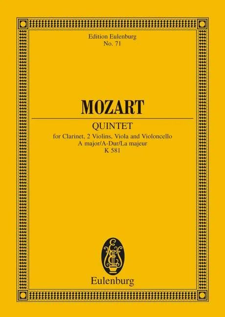 Wolfgang Amadeus Mozart - Quintet A major