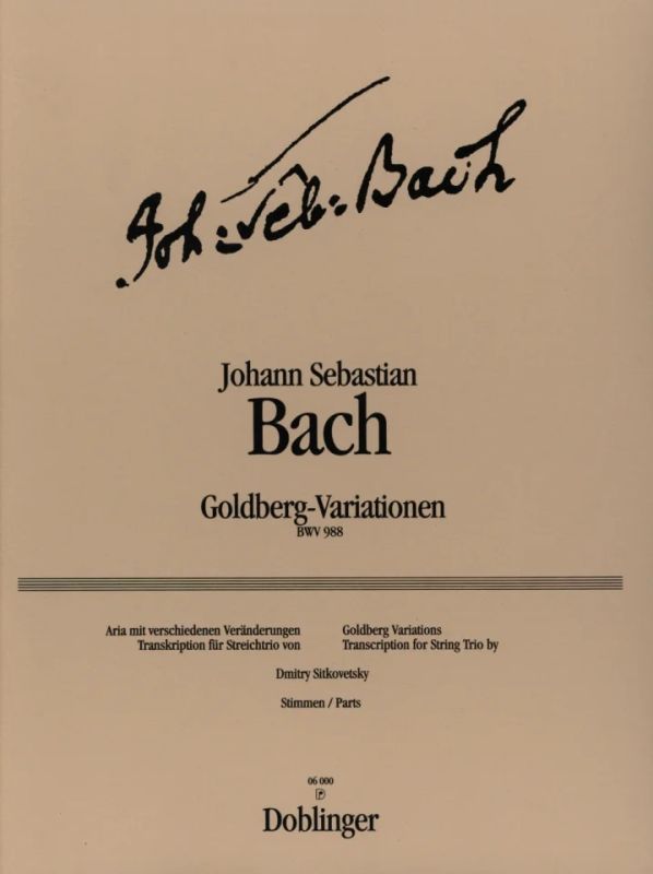 Johann Sebastian Bach - Goldberg-Variationen