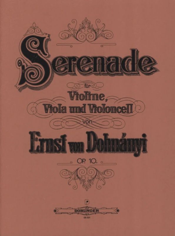 Ernst von Dohnányi - Serenade C-Dur op. 10 (1902)