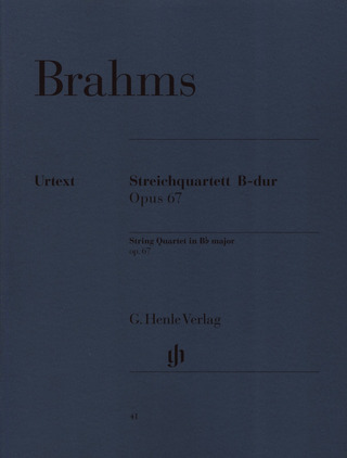 Johannes Brahms - Streichquartett B-Dur op. 67