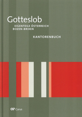 Kantorenbuch zum Gotteslob. Eigenteil Österreich / Bozen-Brixen
