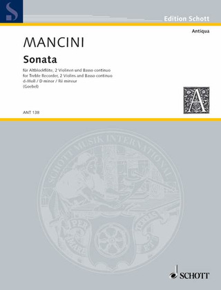 Francesco Mancini - Sonata d minor