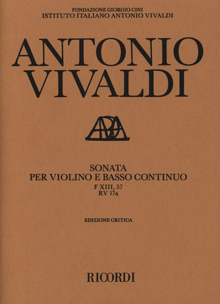Antonio Vivaldi - Sonate e-moll F 13/57 RV 17a