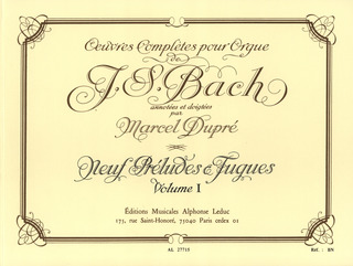 Johann Sebastian Bach: Nine Preludes and Fugues