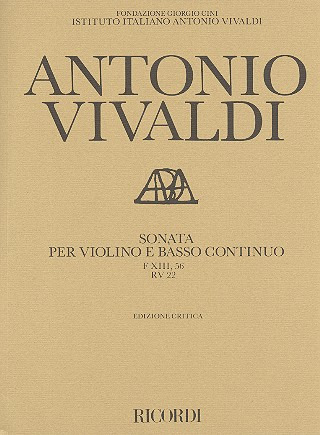 Antonio Vivaldi - Sonate G-Dur F 13/56 RV 22