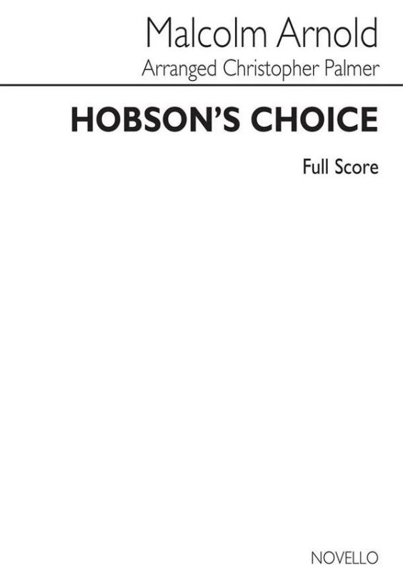 Malcolm Arnold - Hobson's Choice (Full Score)
