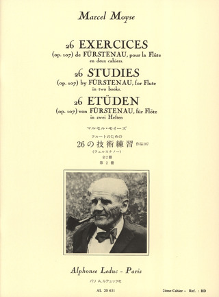 Marcel Moyse - 26 Exercices de Fürstenau Op.107, Vol.2