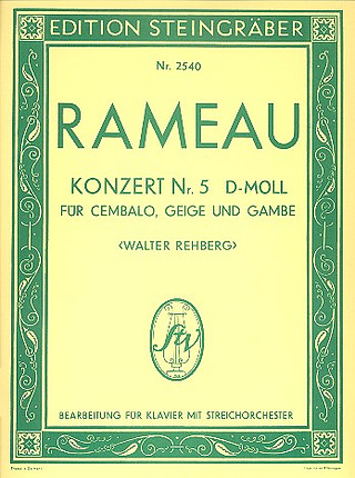 Jean-Philippe Rameau - Konzert 5 D-Moll - Vl Vdg Cemb