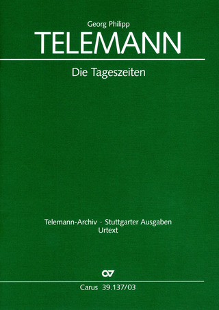 Georg Philipp Telemann - Die Tageszeiten TVWV 20:39