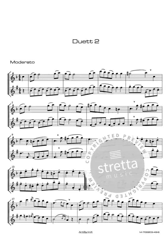 François Devienne - 6 kleine Duette für Flöte und Klarinette op. 82 (2)