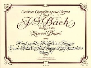 J.S. Bach - Œuvres complètes pour Orgue 5